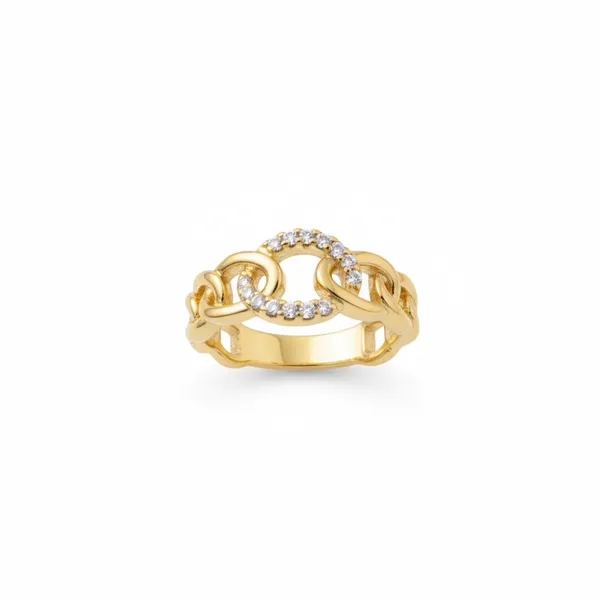 Gold_Linked_Radiance_Ring_For_Women